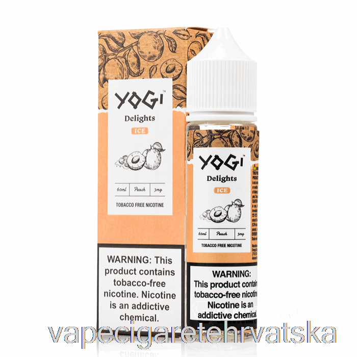 Vape Hrvatska Peach Ice - Yogi Delights - 60ml 0mg